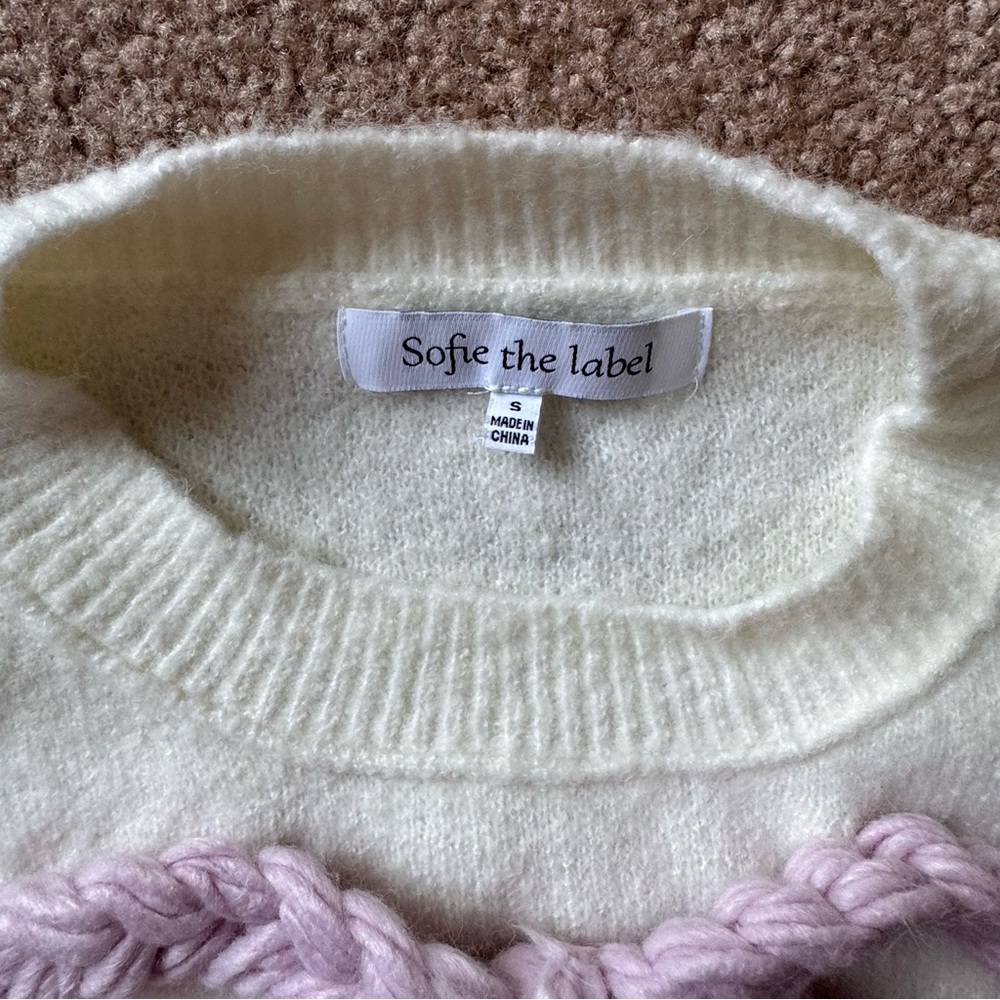Sofia the label bow rope sweater - Picture 4 of 5